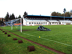 Zavlažovací systém fotbalového hřiště